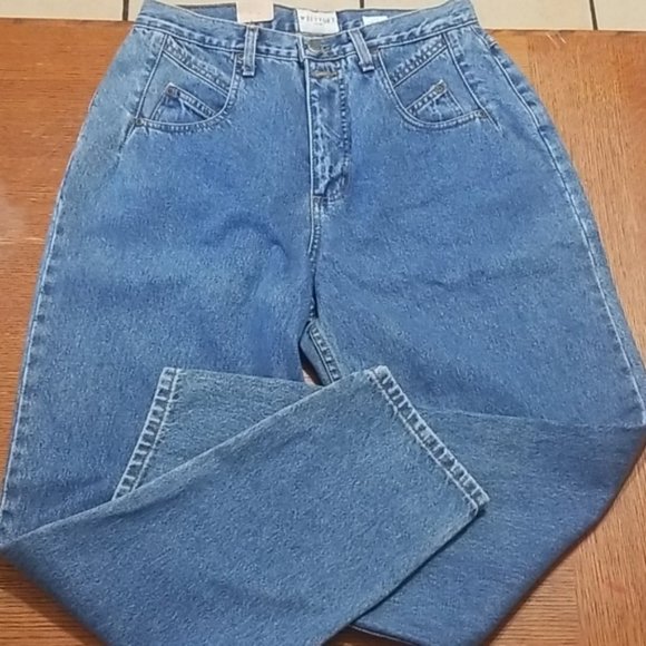 Westport Denim - NWOT VINTAGE COTTON Westport Jeans |10 | Double Buttons!  Angled Double Pockets!